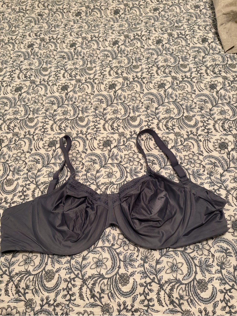 Wacoal Underwire Bra in Charcoal Gray
